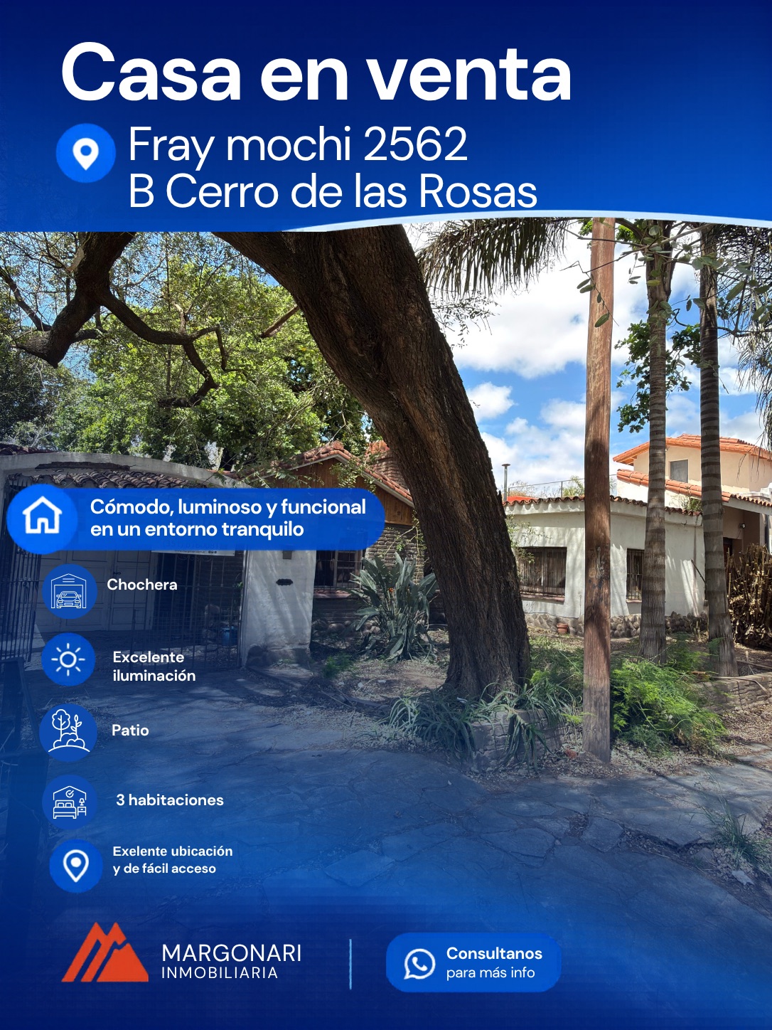 Casa en venta en Cerro de las Rosas – Fray Mocho 2562 — foto 1
