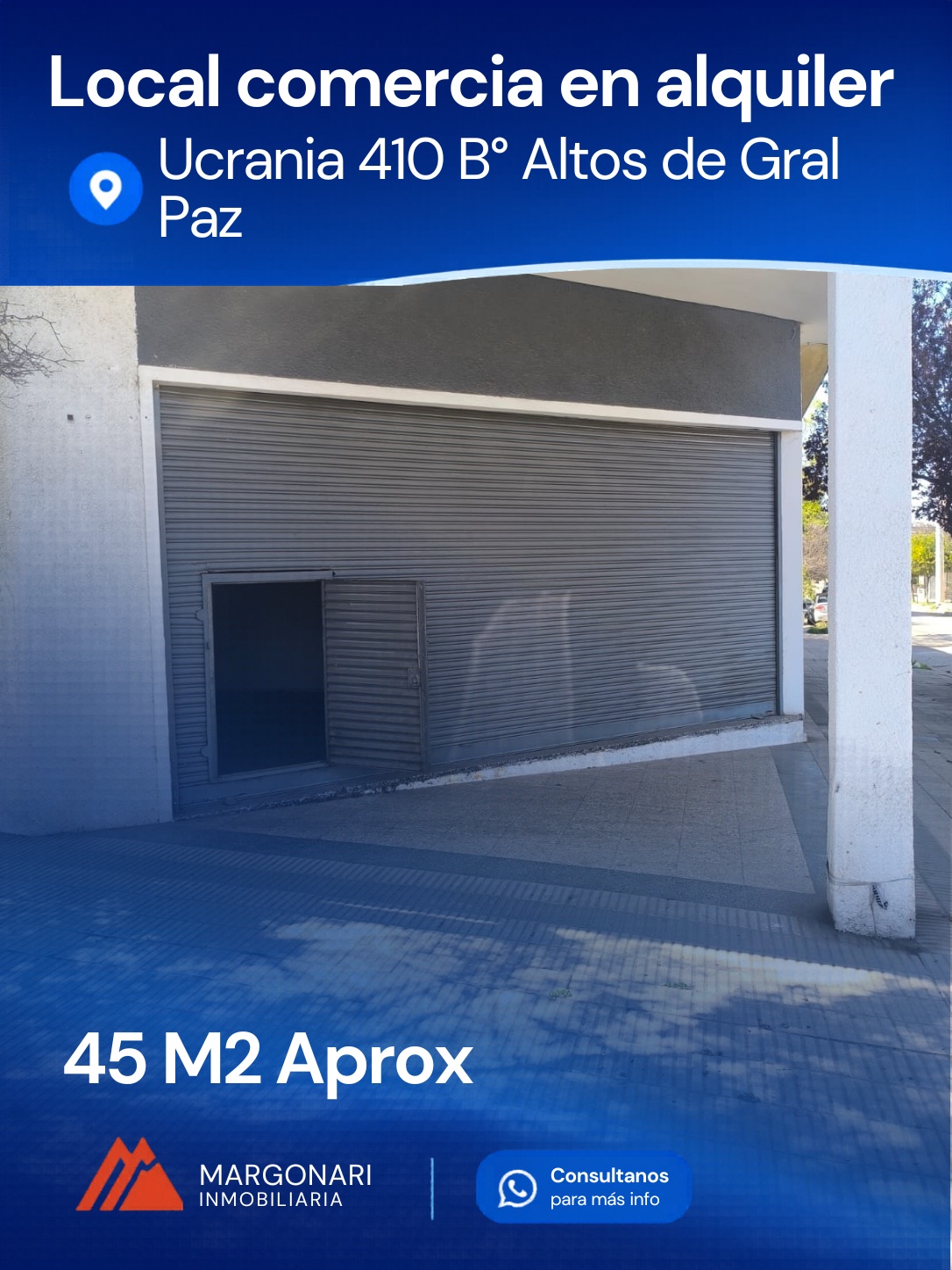 Local comercial en alquiler – B° Altos de Gral. Paz — foto 1